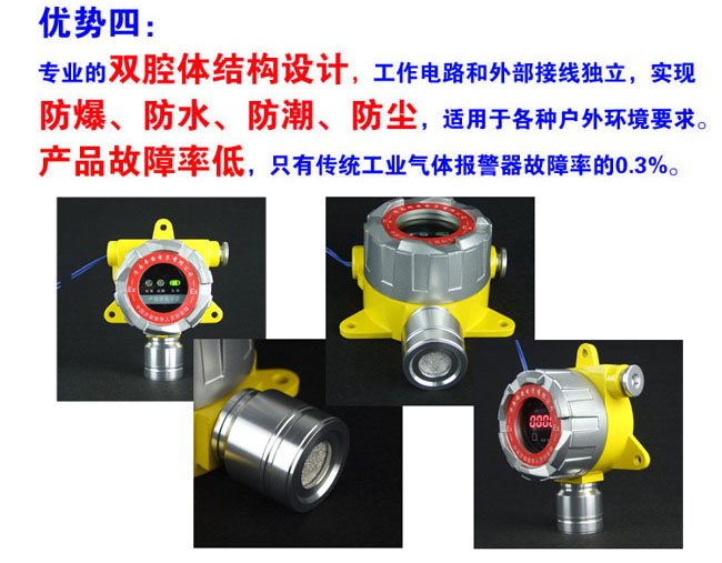 化工厂罐区氯乙烯气体报警器防爆